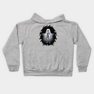 Midnight Alien Visitor Kids Hoodie